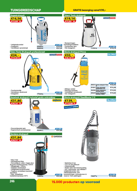Talen Tools Drukspuit professioneel 5L product.blade.meta.title.branding