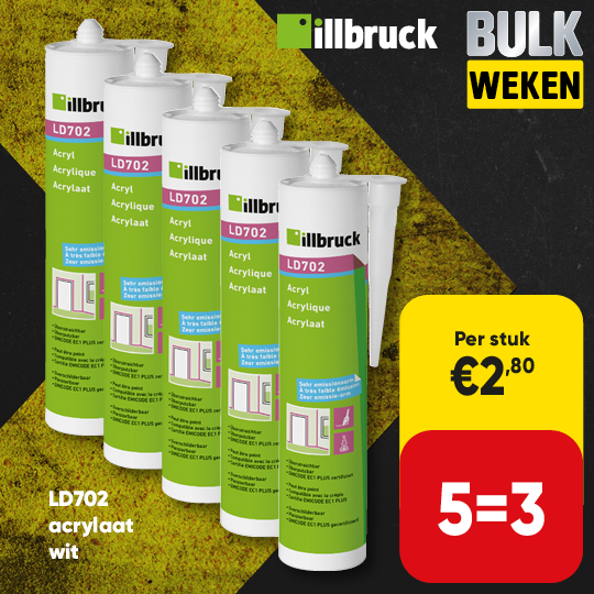 Illbruck LD702 acrylaatkit wit 310ml