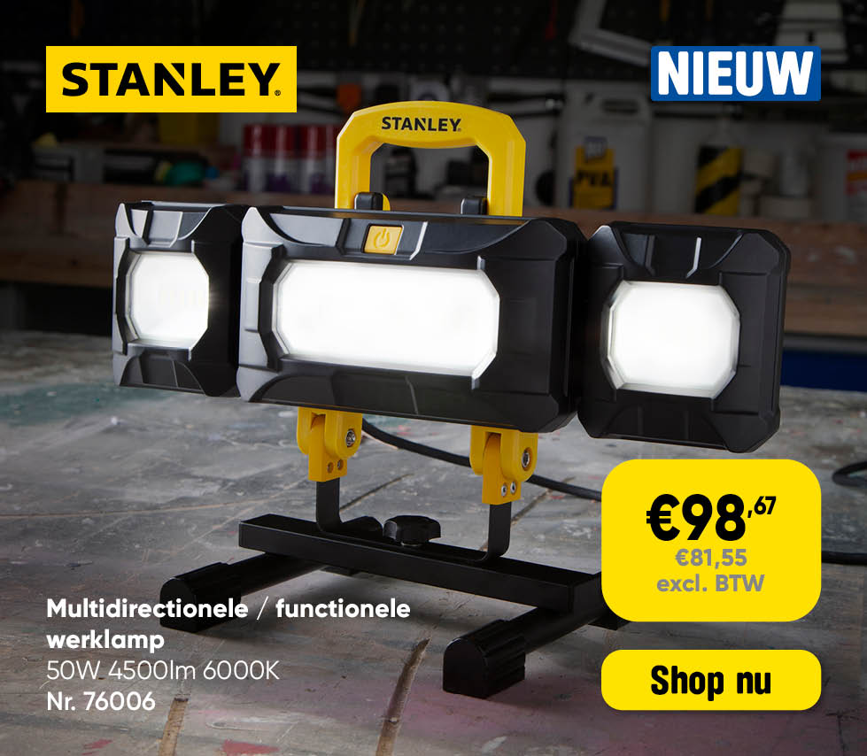 stanley multidirectionelefunctionele werklamp