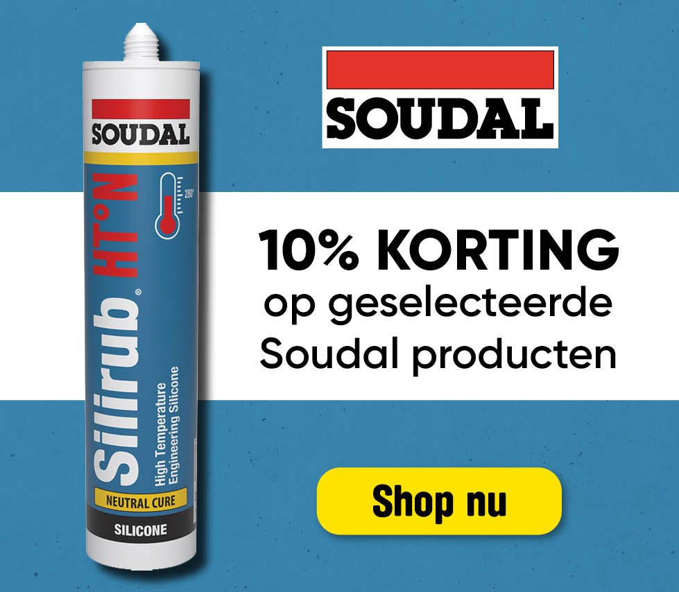 Soudal 10% Korting op geselecteerde producten