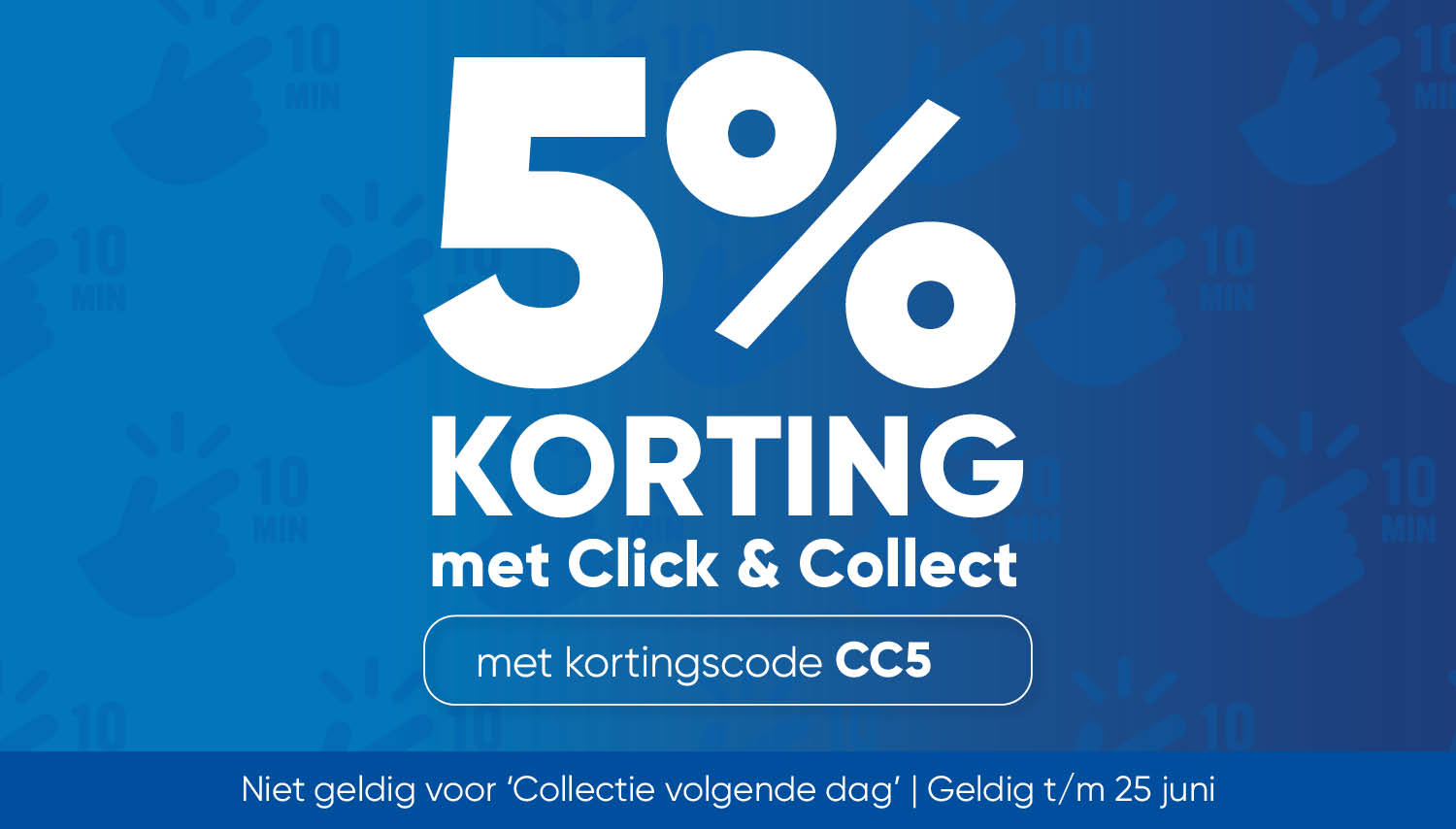 Click & Collect 5% korting