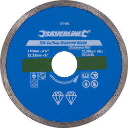 Silverline Diamantschijf tegels 110x22,23mm 10162 van Toolstation