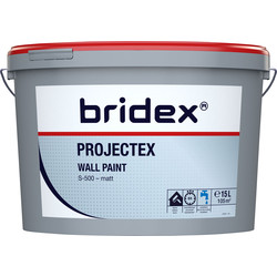 Bridex Bridex Projectex muurverf mat 15L RAL9010 - 10763 - van Toolstation