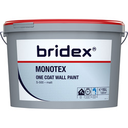 Bridex Bridex Monotex muurverf extra dekkend mat 15L RAL9010 10765 van Toolstation