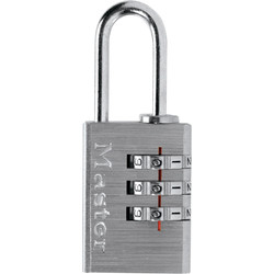 Master Lock Master Lock combinatiehangslot Aluminium, 20 mm - 11559 - van Toolstation