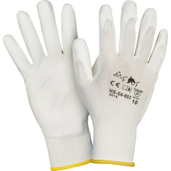 PU handschoenen 10/XL wit - 15506 - van Toolstation