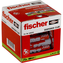 Fischer Fischer Duopower pluggen 12x60mm 16459 van Toolstation
