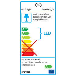 LED TL-armatuur enkel met bewegingssensor IP65