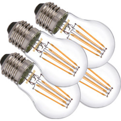 Sylvania Sylvania ToLEDo LED lamp filament kogel E27 4,5W 470lm 2700K - 17716 - van Toolstation