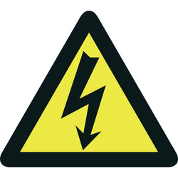 Gevaar voor elektrische spanning 20cm sticker - 18181 - van Toolstation
