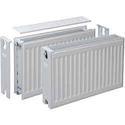 Plieger Compact radiator dubbel 500 x 600mm 914W 18438 van Toolstation