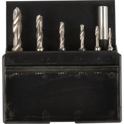 Völkel Völkel 1/4" HSS-G combi boor-tapset met bitaansluiting M3-M10 - 19118 - van Toolstation