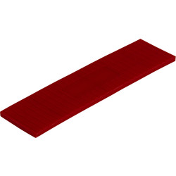 Köhler Kunststof Rasterblokje 26x3 mm rood 19504 van Toolstation