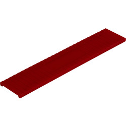 Köhler / Kunststof Tunnelblokje 20x3 mm rood