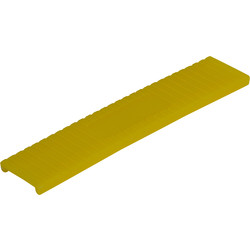 Köhler / Kunststof Tunnelblokje 20x4 mm geel