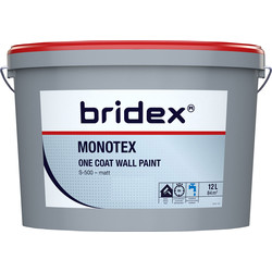 Bridex Bridex Monotex muurverf extra dekkend mat 12L RAL 9010 - 20558 - van Toolstation