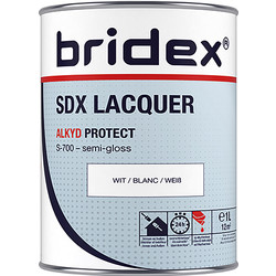 Bridex Bridex SDX Lacquer lak alkyd 1L wit zijdeglans 20565 van Toolstation