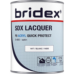 Bridex Bridex SDX Lacquer lak acryl 1L wit zijdeglans - 20585 - van Toolstation
