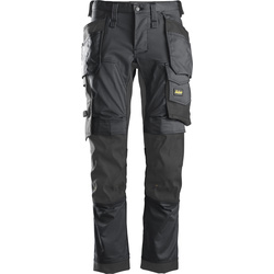 Snickers Workwear / Snickers AllroundWork stretch werkbroek met holsterzakken Slim fit 6241 58 grijs