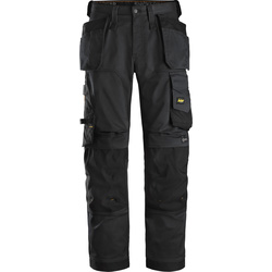 Snickers Workwear / Snickers AllroundWork stretch werkbroek met Holsterzakken Loose fit 6251 54 zwart