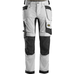 Snickers Workwear / Snickers AllroundWork stretch werkbroek met holsterzakken Slim fit 6241 60 wit