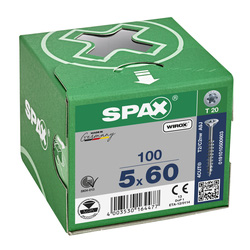 Spax universele schroeven platkop deeldraad