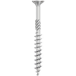 Dynaplus / Dynaplus universele schroeven platkop deeldraad verzinkt 4x60/35mm PZ2