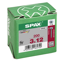 Spax universele schroeven bolkop voldraad