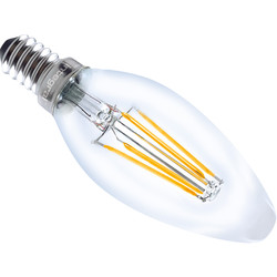 Integral LED Integral LED lamp filament kaars E14 4,2W 470lm 2700K - 24044 - van Toolstation