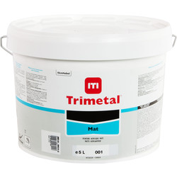 Trimetal Trimetal mat muurverf 5L wit - 24305 - van Toolstation