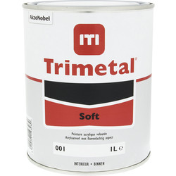 Trimetal Trimetal soft muurverf 1L wit 24310 van Toolstation