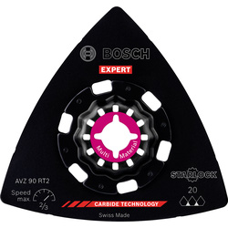 Bosch Bosch EXPERT Starlock specie & hout schuurplateau Carbide RIFF 90mm - 24387 - van Toolstation