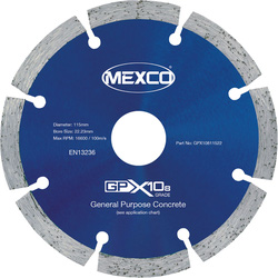 Mexco Mexco diamantschijf universeel 115x22,2x2,0mm 24563 van Toolstation