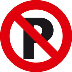 verboden te parkeren Ø30cm - 25822 - van Toolstation