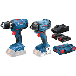 Bosch Bosch GDR + GSR 18V combopack 18V 2x 2,0Ah Li-ion 26766 van Toolstation