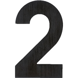 HDD PRO / HDD Huisnummer Zelfklevend Klein Zwart 2