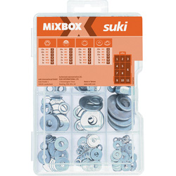 Mixbox Medi ringen & moeren 249-delig - 28802 - van Toolstation