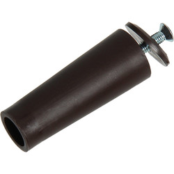 Kastdeur stootdoppen bruin 60mm - 29325 - van Toolstation