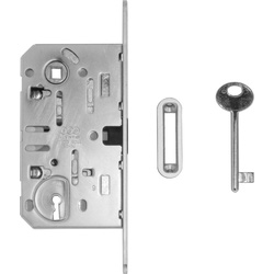 AGB Magneetslot Inox 18mm Sleutel, asmaat 90mm - 33365 - van Toolstation