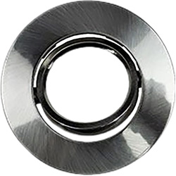 Robus Draco LED inbouwspot Geborsteld chrome afwerkingsring - 34021 - van Toolstation