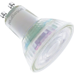 Integral LED Integral LED spot glas GU10  "Warm Tone" 4,6W 380lm 1800K<->2700K 34246 van Toolstation