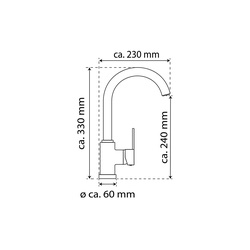 Schütte keukenmengkraan SSP3