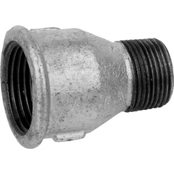 Soknippel nr.246 verzinkt 1" Bi.Dr. x 1/2" Bt.Dr.