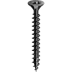 Spax / Spax universele schroeven platkop voldraad zwart 4x30mm TX20