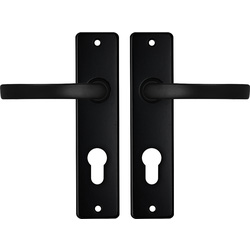 AXA / AXA Binnendeurbeslag (basic) Edge kruk Blok PC72 Zwart