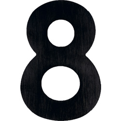 HDD PRO / HDD Huisnummer Zelfklevend Klein Zwart 1