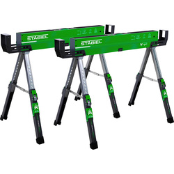 STABIEL STABIEL opvouwbare schragen - 920mm hoogte verstelbare poten - 2 stuk 600kg 39982 van Toolstation