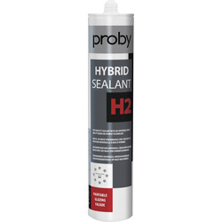 Proby Proby beglazingskit H2 wit 290ml - 41656 - van Toolstation