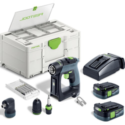 Festool CXS12 LI 2,5 set accu schroefboormachine