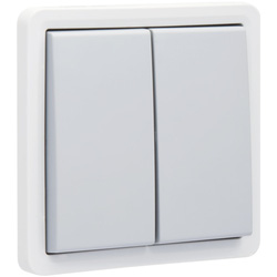 Niko / Niko Hydro dubbele drukknop no/ng Grijs